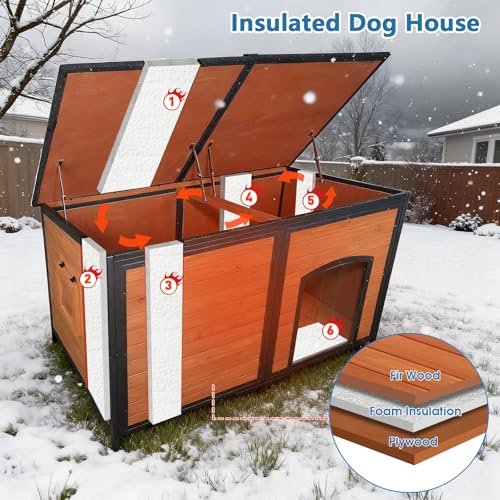 FunXplore - FunXplore 6-Side Insulated Outdoor Dog House