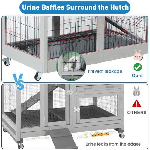 FunXplore - FunXplore Indoor Outdoor Bunny Hutch